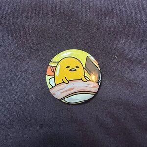 Gudetama - Lazy Egg - Handmade Button